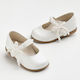 Ever Kid Balerine De Botez Din Piele Ecru