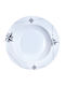 Marine Business Northwind Serving Plate Deep Melamine White 6 Pieces