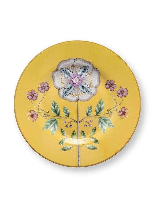 PiP Studio Petit Four Πιάτο Ρηχό Κίτρινο
