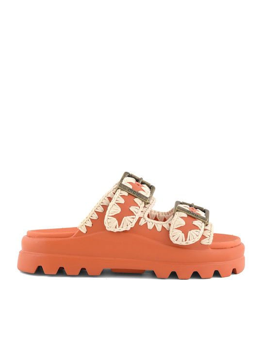 Mou Slides in Orange Colour