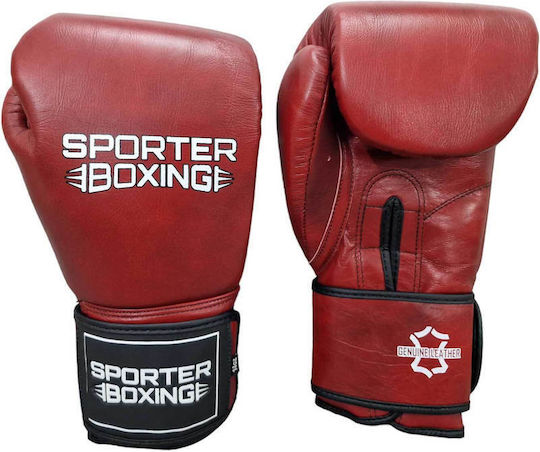 Sporter Boxing Boxing Gloves for Competition Red
