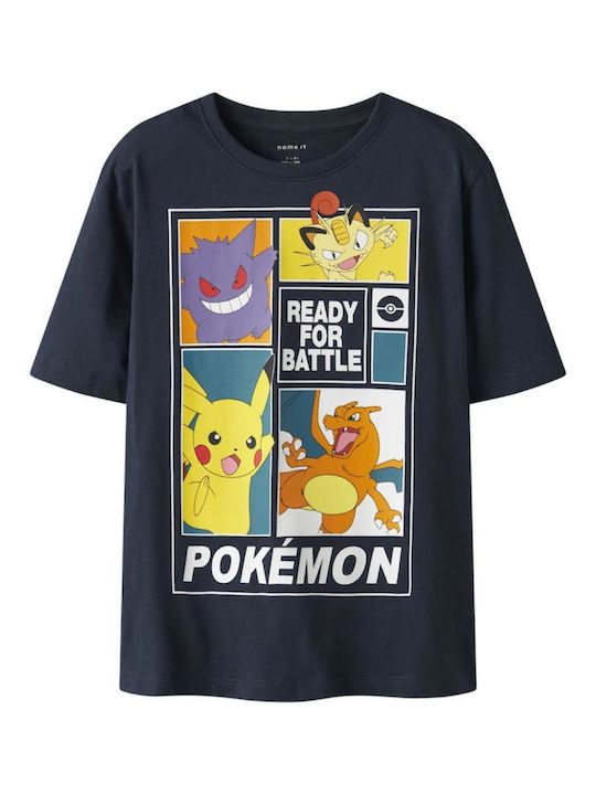 Name It Детска Тениска Синя Pokemon