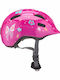 Abus Kinderfahrrad- / Rollerhelm für Stadt Rosa