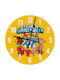 Koupakoupa Kids Wall Clock Steal A Brainrot 67 Roblox Style Wooden 30cm