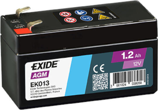 Baterie Auto Exide Ek013 12v 1.2ah