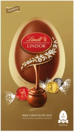 Lindt Lindor Ou de Ciocolată de Paște cu Lapte 183gr