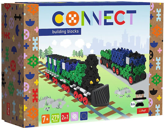 Trefl Cuburi De Construit Connect 2-în-1 Pentru 7+ Ani 279 Bucăți