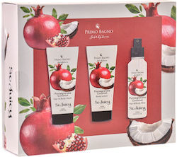 Primo Bagno Pomegranate Coconut Σετ Περιποίησης για Καθαρισμό Σώματος