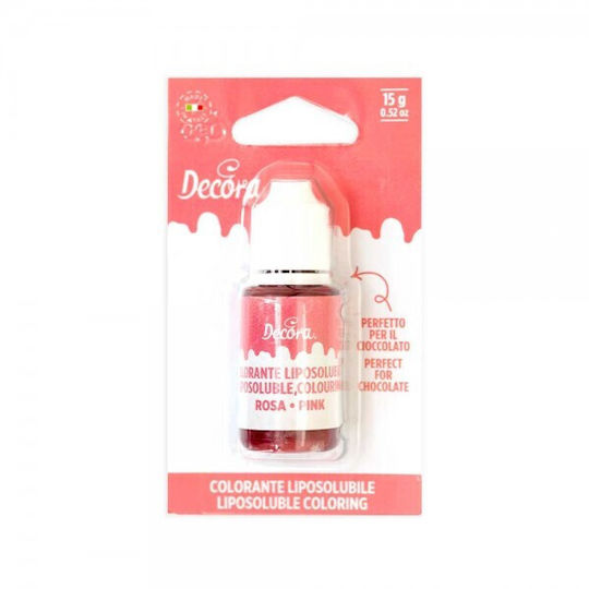 Decora Food Colour in Liquid Form Pink 15gr