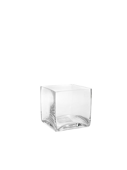 Iliadis General Use Jar with Lid Glass Transparent 6x6cm