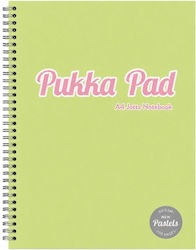 Pukka Pad Spirale Schulheft Geregelt A4 200 Papiereinlagen Grünes Pukka Pad Spirale Schulheft Geregelt A4 200 Papiereinlagen Grünes