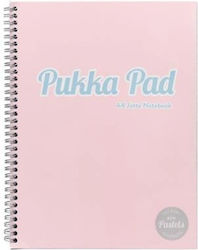 Pukka Pad Spiral Ruled Notebook A4 200 Paper Sheets Pink Pukka Pad Spiral Ruled Notebook A4 200 Paper Sheets Pink