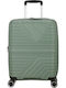 American Tourister Spinner Cabin Hard Suitcase True Red with 4 Wheels Height 55cm 155265-1128