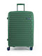 Bg Berlin Μεσαία Βαλίτσα Ταξιδίου Dark Green με 4 Ρόδες Ύψους 66εκ.