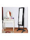Bakaji Floor Mirror with Black Wooden Frame