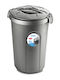 Stefanplast Stefanplast Kunststoff Aufbewahrungsbox mit Deckel Graue 46lt