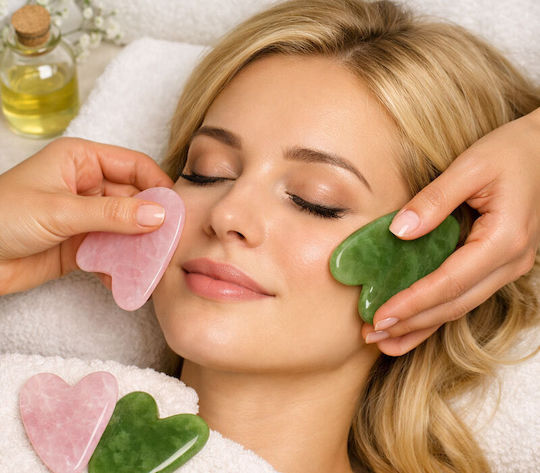 105' Gua Sha Facial Massage Ενυδάτωση Προσώπου 1 Άτομο