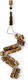 Kompologadiko Worry Beads Made of Brown Wood