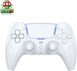 Level Up Phantom X Wireless Gamepad with Hall Effect Sticks for Android PC PS5 iOS White