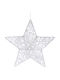 Iliadis Christmas Pendant Star Plastic White