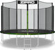 Zipro Trampolines Outdoor Diameter 374cm with Net