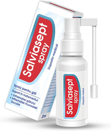 Zdrovit Salviasept Spray Pentru Gât Alte Suplimente Alimentare 20ml Mentă