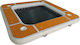DECKTENT Inflatable Sea Ride-on with Handles Brown 250x250cm