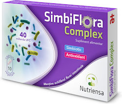 Antibiotice Simbiflora Complex Supliment Cu Prebiotice 10 Capsule Pe Bază De Plante