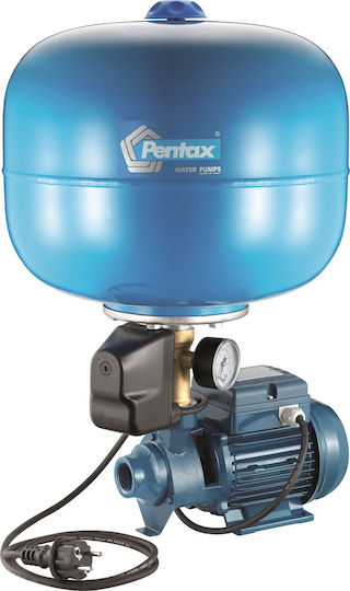Pentax 1131624012 Еднофазен Хидрофорен Комплект за Вода с Резервоар 24 Литра