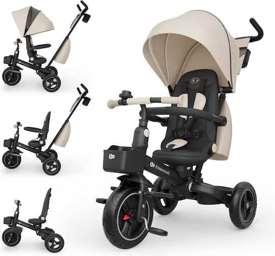 Kinderkraft Spinstep 2 Plus Convertible with Parental Handle 6 in 1 Beige