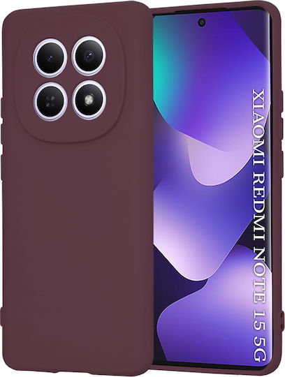 Techsuit Softflex Umschlag Rückseite Rotes Redmi Note 15