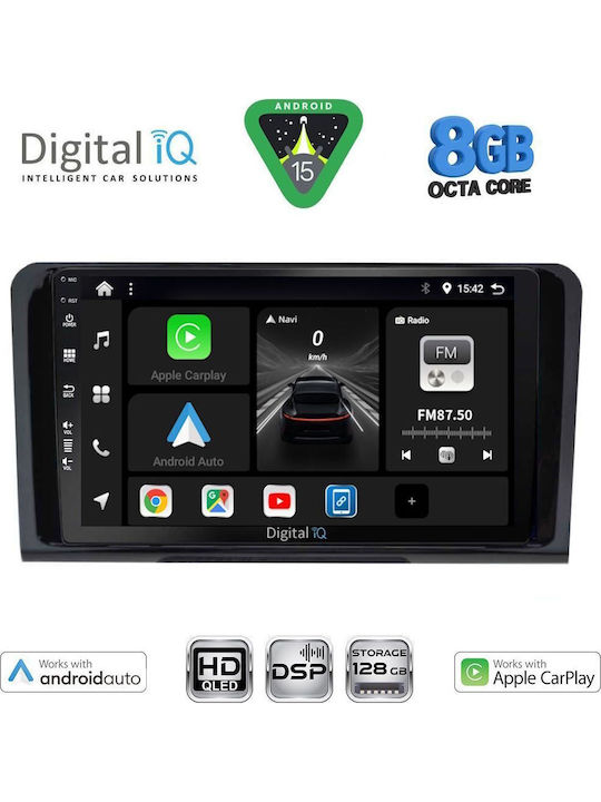 Digital IQ Car Audio System for Mercedes-Benz ML / GL Class 2005-2011 Bluetooth USB WiFi GPS Apple CarPlay Android Auto with 9" Touch Screen