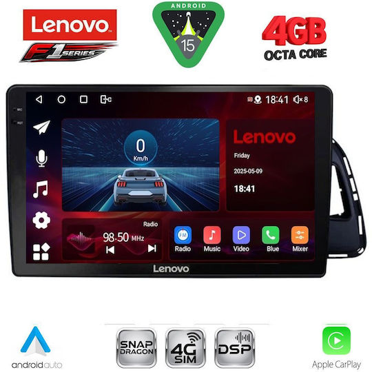 Lenovo Ηχοσύστημα Αυτοκινήτου για Audi Q5 2010-2018 (Bluetooth/USB/WiFi/GPS/Apple-Carplay/Android-Auto) με Οθόνη Αφής 10"