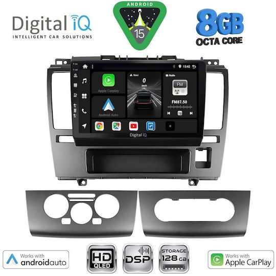 Digital IQ Car Audio System for Nissan Tiida 2004-2013 Bluetooth USB WiFi GPS Apple CarPlay Android Auto with 9" Touch Screen
