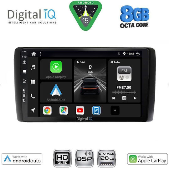 Digital IQ Ηχοσύστημα Αυτοκινήτου για Nissan Leaf 2009-2017 (Bluetooth/USB/WiFi/GPS/Apple-Carplay/Android-Auto) με Οθόνη Αφής 9"