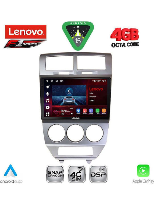 Lenovo Sistem Audio Auto Dodge Caliber 2006-2012 Bluetooth USB Wi-Fi GPS Apple CarPlay Android Auto cu Ecran Tactil 10"