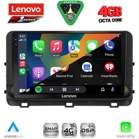 Lenovo Ηχοσύστημα Αυτοκινήτου για Kia Ceed / XCeed 2018-2022 (Bluetooth/USB/WiFi/GPS/Apple-Carplay/Android-Auto) με Οθόνη Αφής 10"