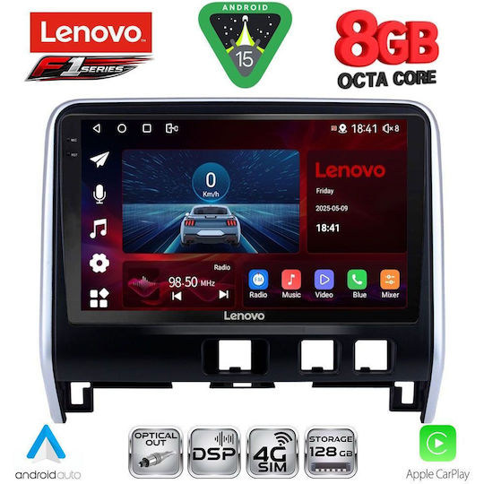 Lenovo Ηχοσύστημα Αυτοκινήτου για Nissan Serena 2016-2022 (Bluetooth/USB/WiFi/GPS/Apple-Carplay/Android-Auto) με Οθόνη Αφής 10"