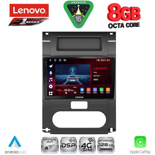 Lenovo Car Audio System for Nissan X-Trail 2007-2013 (Bluetooth/USB/WiFi/GPS/Apple CarPlay/Android Auto) with 10" Touch Screen