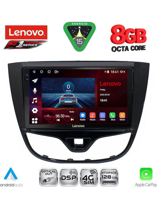 Lenovo Car Audio System for Opel Karl 2014-2019 Bluetooth USB WiFi GPS Apple CarPlay Android Auto with 10" Touch Screen