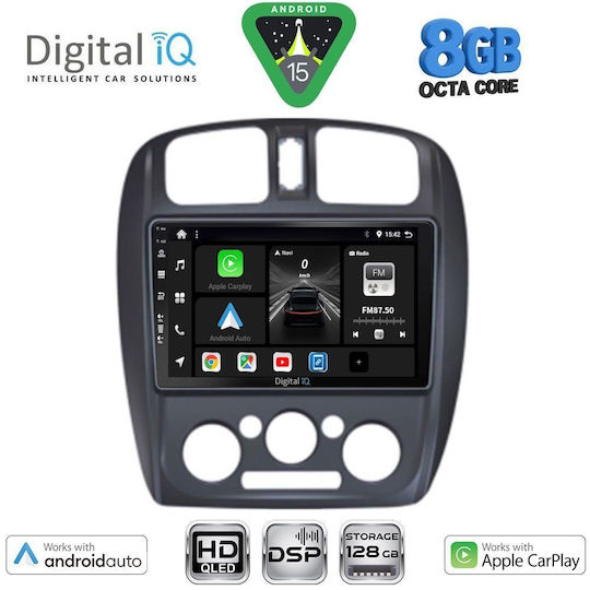 Digital IQ Ηχοσύστημα Αυτοκινήτου για Mazda 323 1998-2004 (Bluetooth/USB/WiFi/GPS/Apple-Carplay/Android-Auto) με Οθόνη Αφής 9"