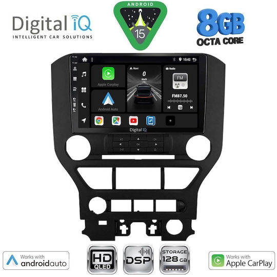 Digital IQ Car Audio System for Ford Mustang 2015-2020 with Touch Screen 9"