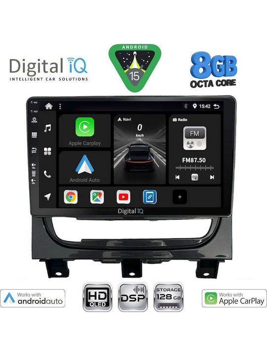 Digital IQ Car Audio System for Fiat Strada 2012-2020 Bluetooth USB WiFi GPS Apple CarPlay Android Auto with 9" Touch Screen