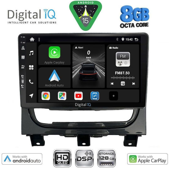 Digital IQ Ηχοσύστημα Αυτοκινήτου για Fiat Strada 2012-2020 (Bluetooth/USB/WiFi/GPS/Apple-Carplay/Android-Auto) με Οθόνη Αφής 9"
