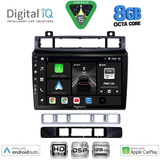 Digital IQ Car Audio System for Volkswagen Touareg 2011-2018 Bluetooth USB WiFi GPS Apple CarPlay Android Auto with 9" Touch Screen