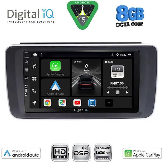 Digital IQ Ηχοσύστημα Αυτοκινήτου για Nissan Leaf 2018 (Bluetooth/USB/WiFi/GPS/Apple-Carplay/Android-Auto) με Οθόνη Αφής 9"