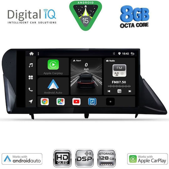 Digital IQ Car Audio System for Lexus RX 2009-2014 Bluetooth USB WiFi GPS Apple CarPlay Android Auto with 9" Touch Screen