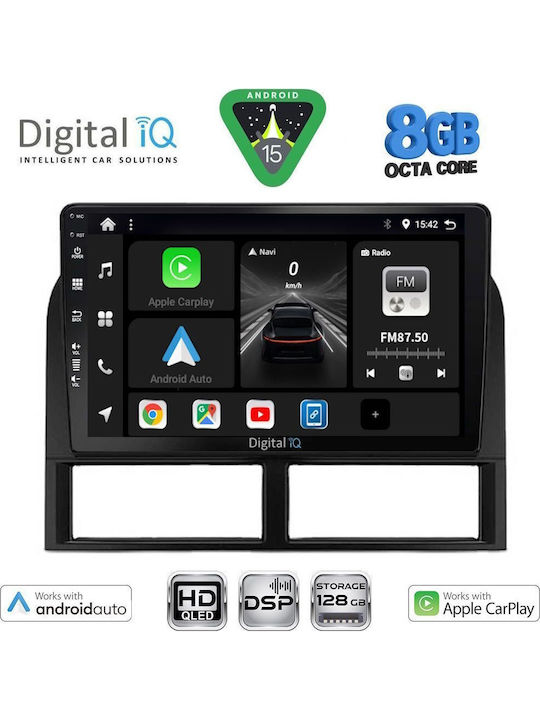Digital IQ Car Audio System for Jeep Grand Cherokee 1999-2004 Bluetooth USB WiFi GPS Apple CarPlay Android Auto with 9" Touch Screen
