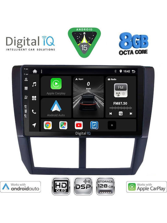 Digital IQ Car Audio System for Subaru Forester / Impreza 2008-2013 (Bluetooth/USB/WiFi/GPS/Apple CarPlay/Android Auto) with 9" Touch Screen