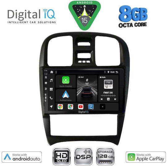 Digital IQ Ηχοσύστημα Αυτοκινήτου για Hyundai Sonata 2000-2006 (Bluetooth/USB/WiFi/GPS/Apple-Carplay/Android-Auto) με Οθόνη Αφής 9"
